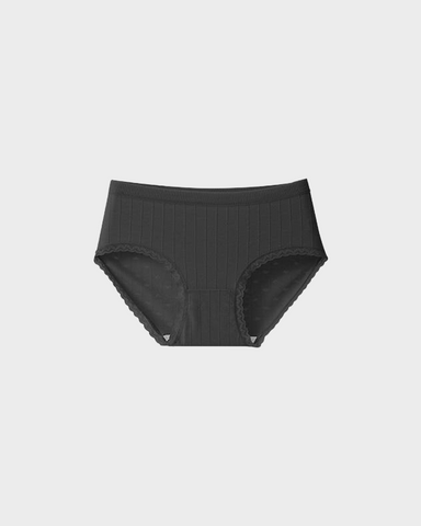Fresh Lace-Trim Cotton Panties