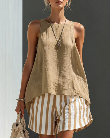 Relaxed Coastal Two-Piece Set