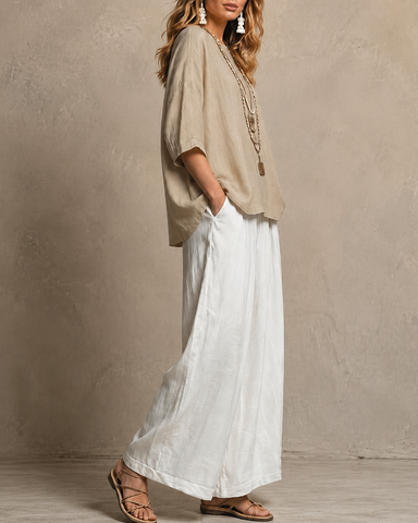 Multi-Color Cotton Linen Set