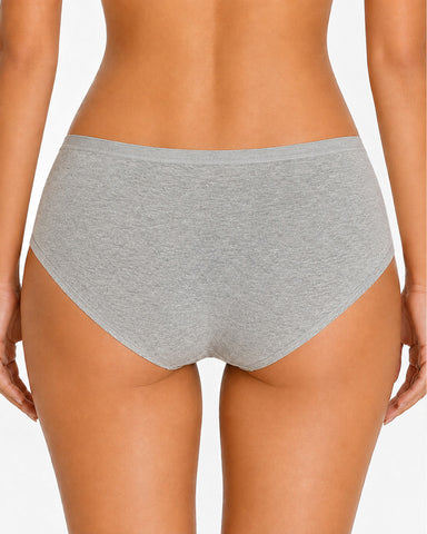 5-Pack Pure Cotton Breathable Lace Trim Panties