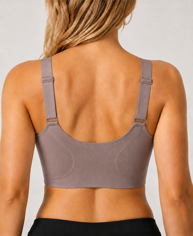 Front-Closure Lace Wireless Comfort Bra