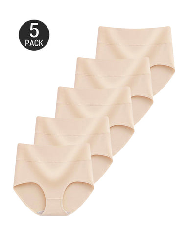 5-Pack Seamless High Waist Briefs