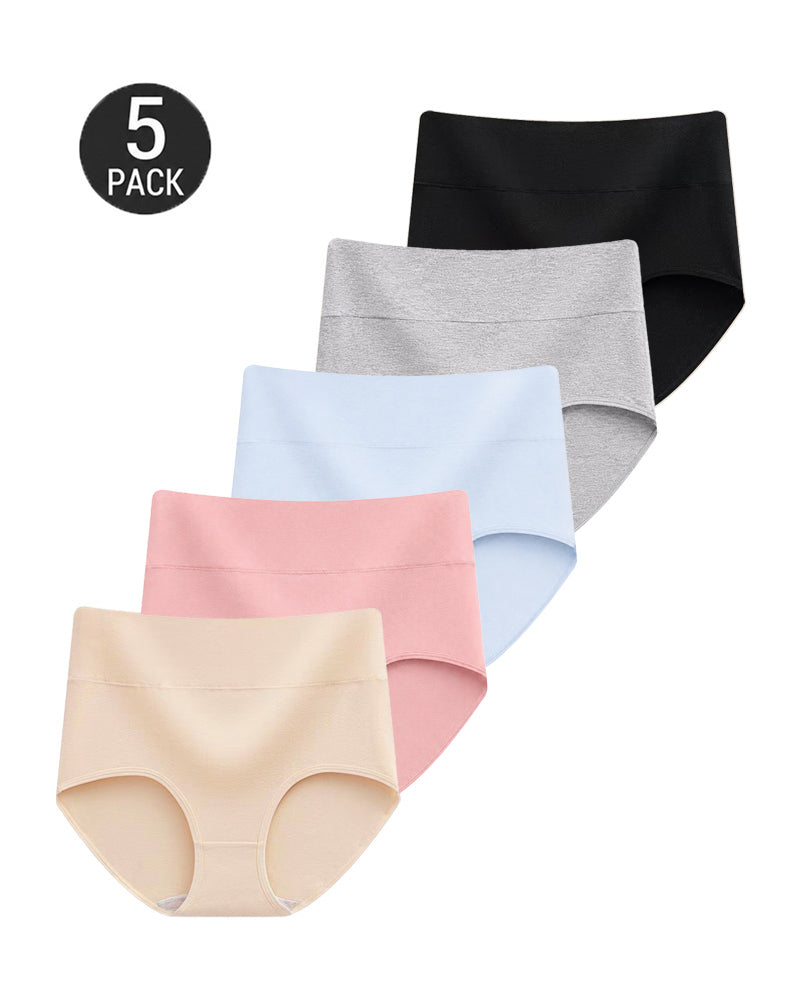 5-Pack Seamless High Waist Briefs