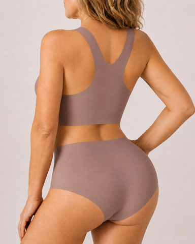 Seamless Wireless Bra Set