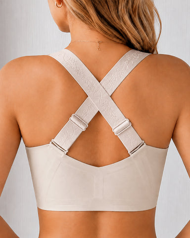 Front Closure Lace Support Bra