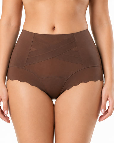 3-Pack Crossover Tummy Control Seamless  Panties
