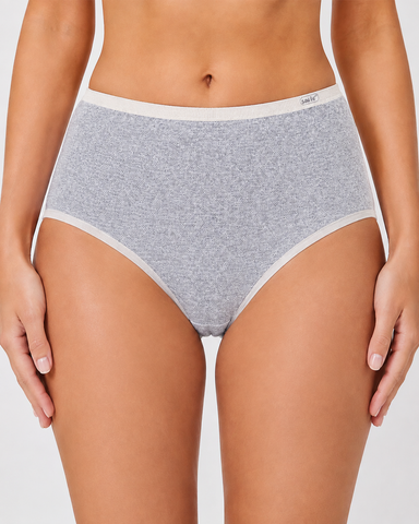 5-Pack Pure Cotton Colorblock Antibacterial Briefs