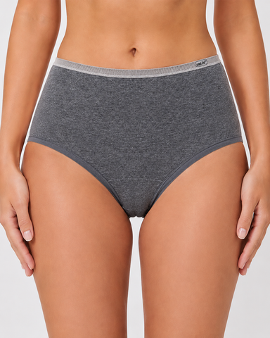 5-Pack Pure Cotton Colorblock Antibacterial Briefs