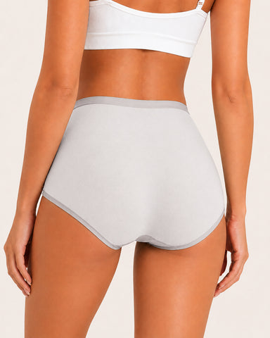 5-Pack Ice Silk High-Waisted Panties