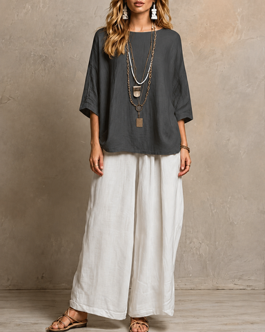 Multi-Color Cotton Linen Set
