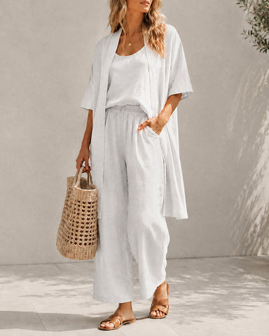 Relaxed Linen 3-Piece Set