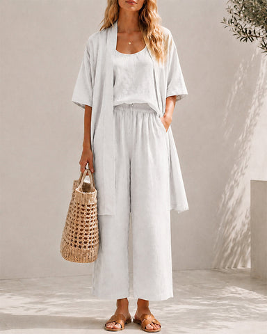 Relaxed Linen 3-Piece Set