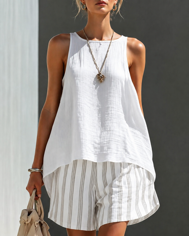Relaxed Coastal Two-Piece Set