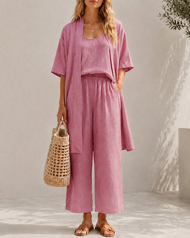 Relaxed Linen 3-Piece Set