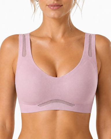2-Pack Deep V Seamless  Vest Bra