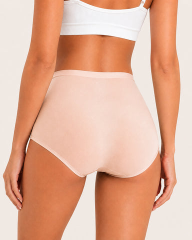5-Pack Ice Silk High-Waisted Panties