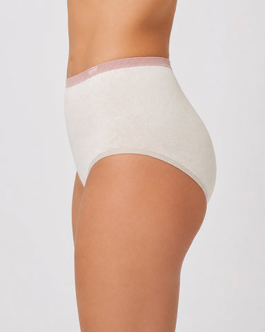 5-Pack Pure Cotton Colorblock Antibacterial Briefs