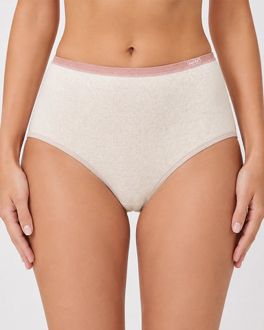 5-Pack Pure Cotton Colorblock Antibacterial Briefs