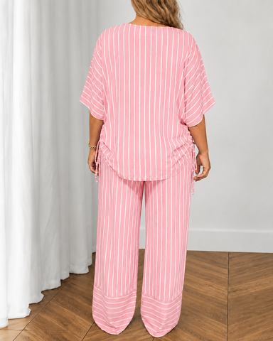 Relaxed Striped Lounge Set