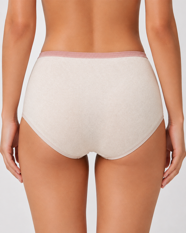 5-Pack Pure Cotton Colorblock Antibacterial Briefs