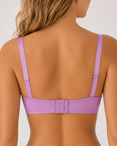 3-Pack Wire Free Comfortable Breathable Push Up Bra