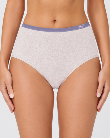 5-Pack Pure Cotton Colorblock Antibacterial Briefs