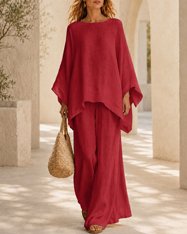Breezy Linen Two-Piece Set