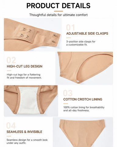 Side Clasp Seamless Panties