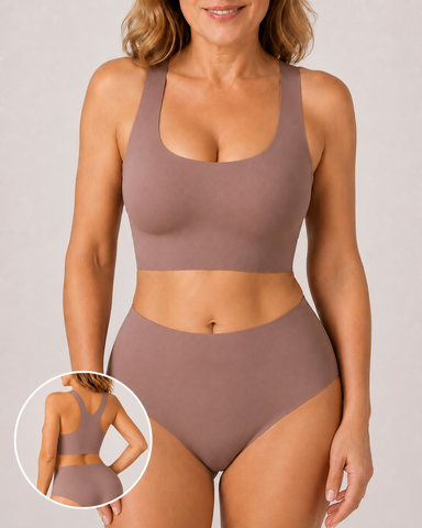 Seamless Wireless Bra Set