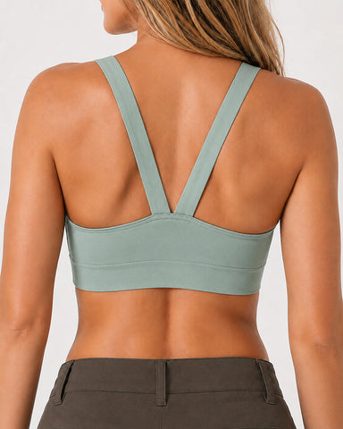 2-Pack Front Closure Deep V Push-up  Bra
