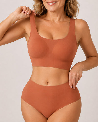 Seamless Wireless Bra Set
