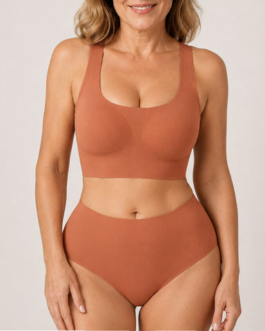 Seamless Wireless Bra Set