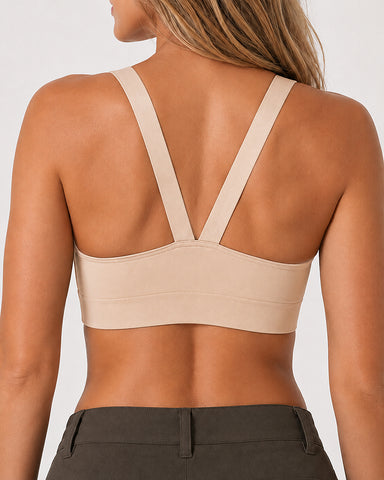 2-Pack Front Closure Deep V Push-up  Bra