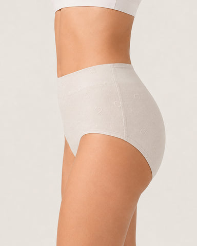 5-Pack Soft Cotton High-Waist Briefs