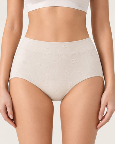 5-Pack Soft Cotton High-Waist Briefs