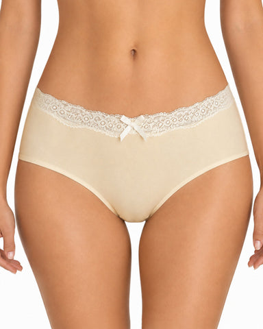 5-Pack Pure Cotton Breathable Lace Trim Panties