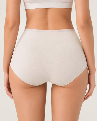 5-Pack Soft Cotton High-Waist Briefs