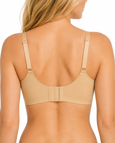 Seamless Cross Front Closure Push-Up Bra