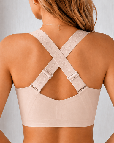 Front Closure Lace Support Bra