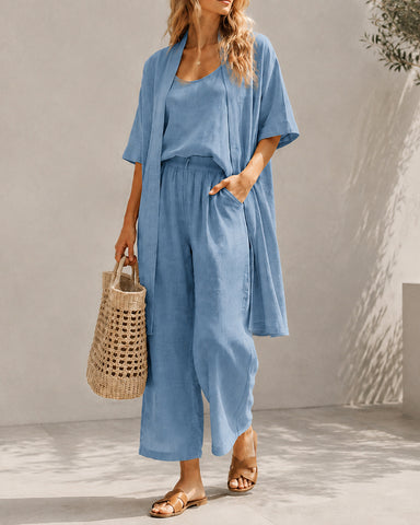 Relaxed Linen 3-Piece Set