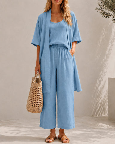 Relaxed Linen 3-Piece Set