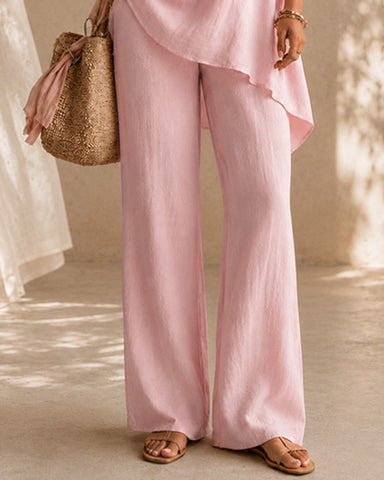 Casual Cotton Linen Shirt and Pants