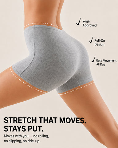 3-Pack Stretch Cotton Comfort Shorts