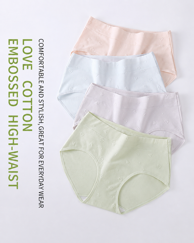 5-Pack Soft Cotton High-Waist Briefs