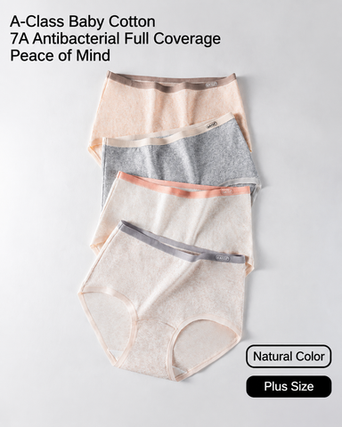 5-Pack Pure Cotton Colorblock Antibacterial Briefs