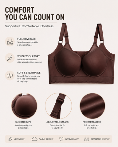 Full Coverage Wireless Support Bra