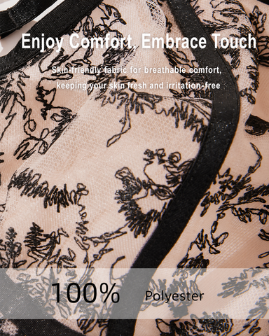 Plus Size Sexy Push-Up Breathable Mesh Full Cup Bra