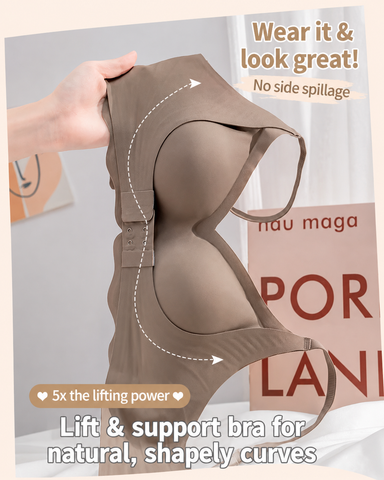 Front Closure Seamless Deep V Comfort Bra