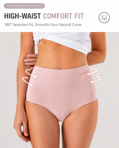 5-Pack High-Waisted Comfort Panties