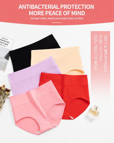 5-Pack Seamless High Waist Briefs